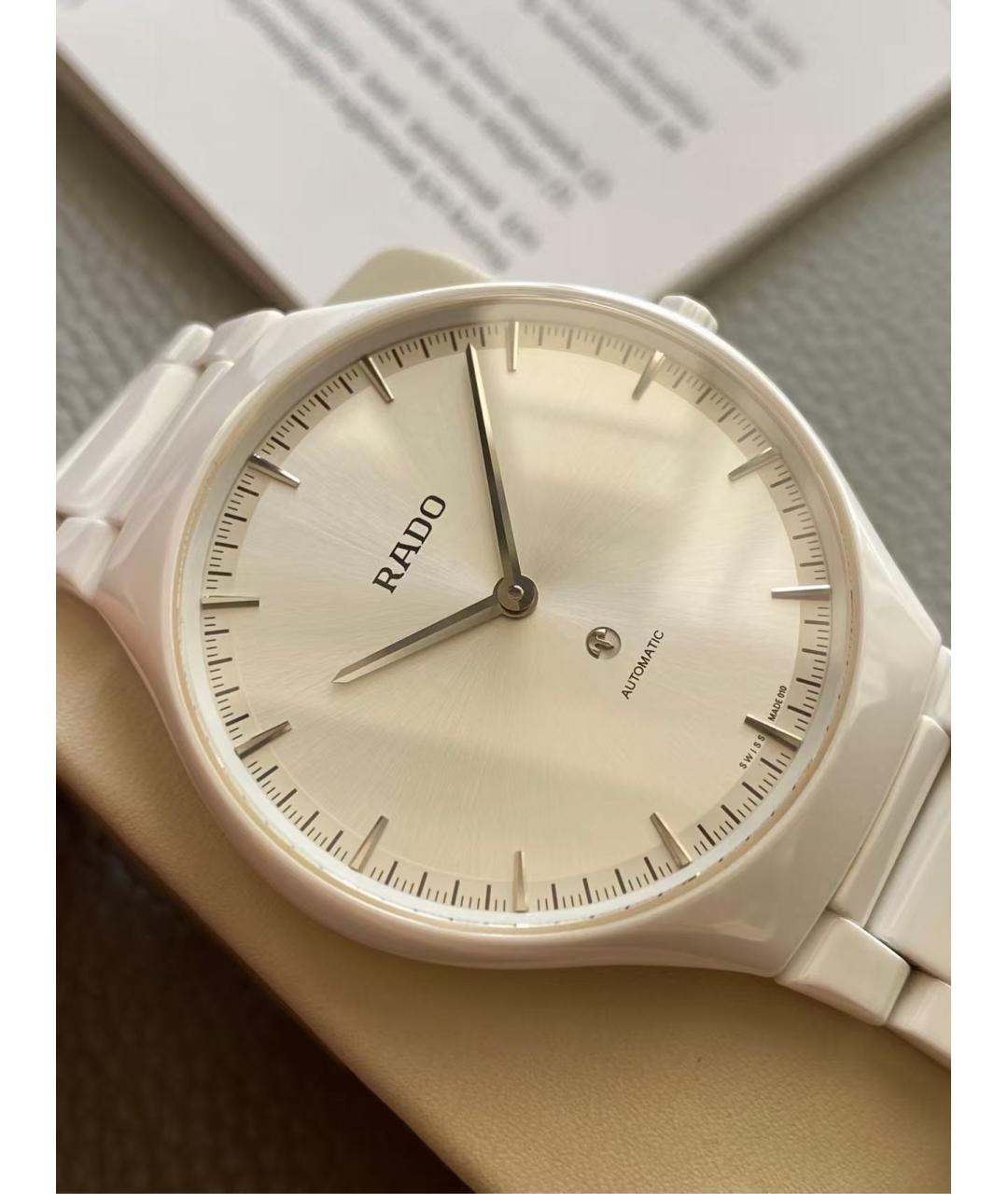 RADO Белые керамические часы, фото 4