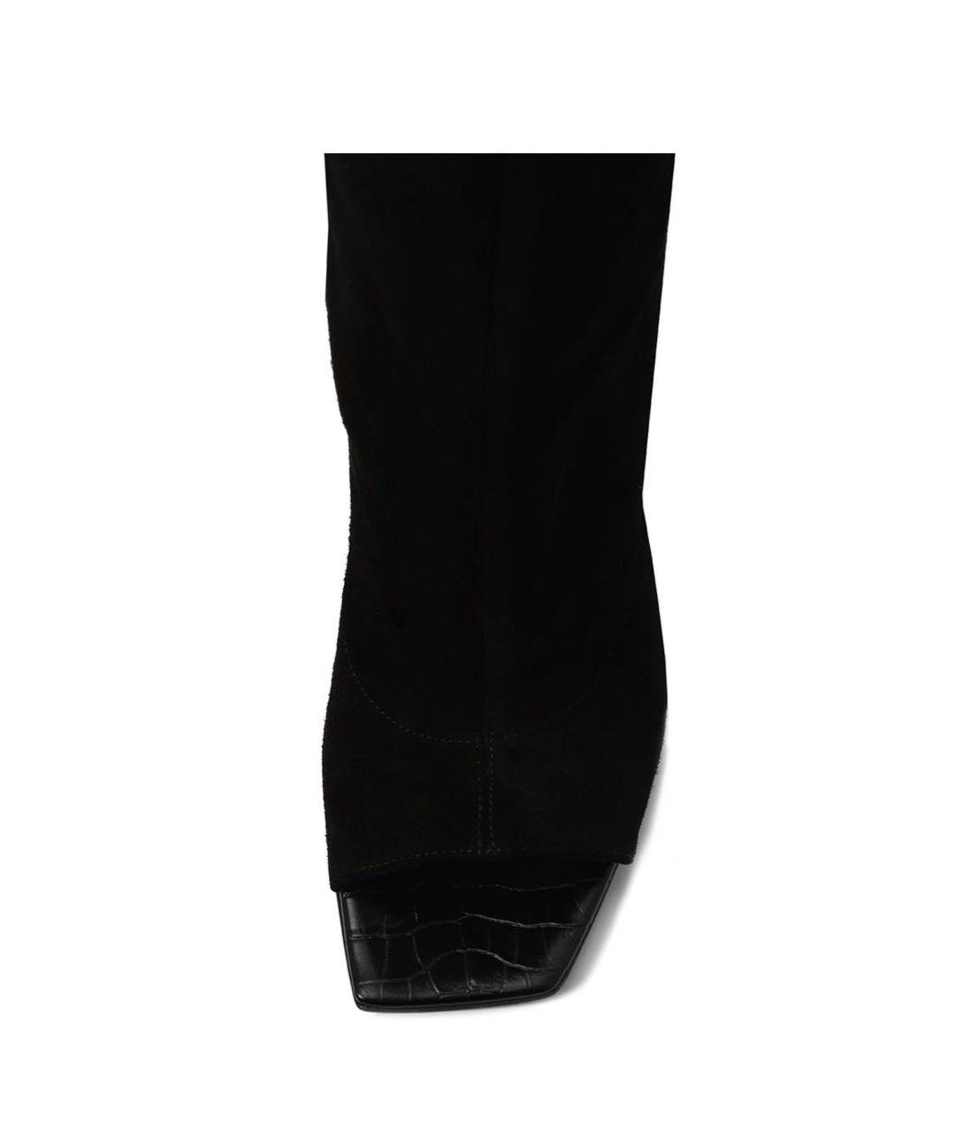 PARIS TEXAS Черные замшевые ботильоны, фото 3