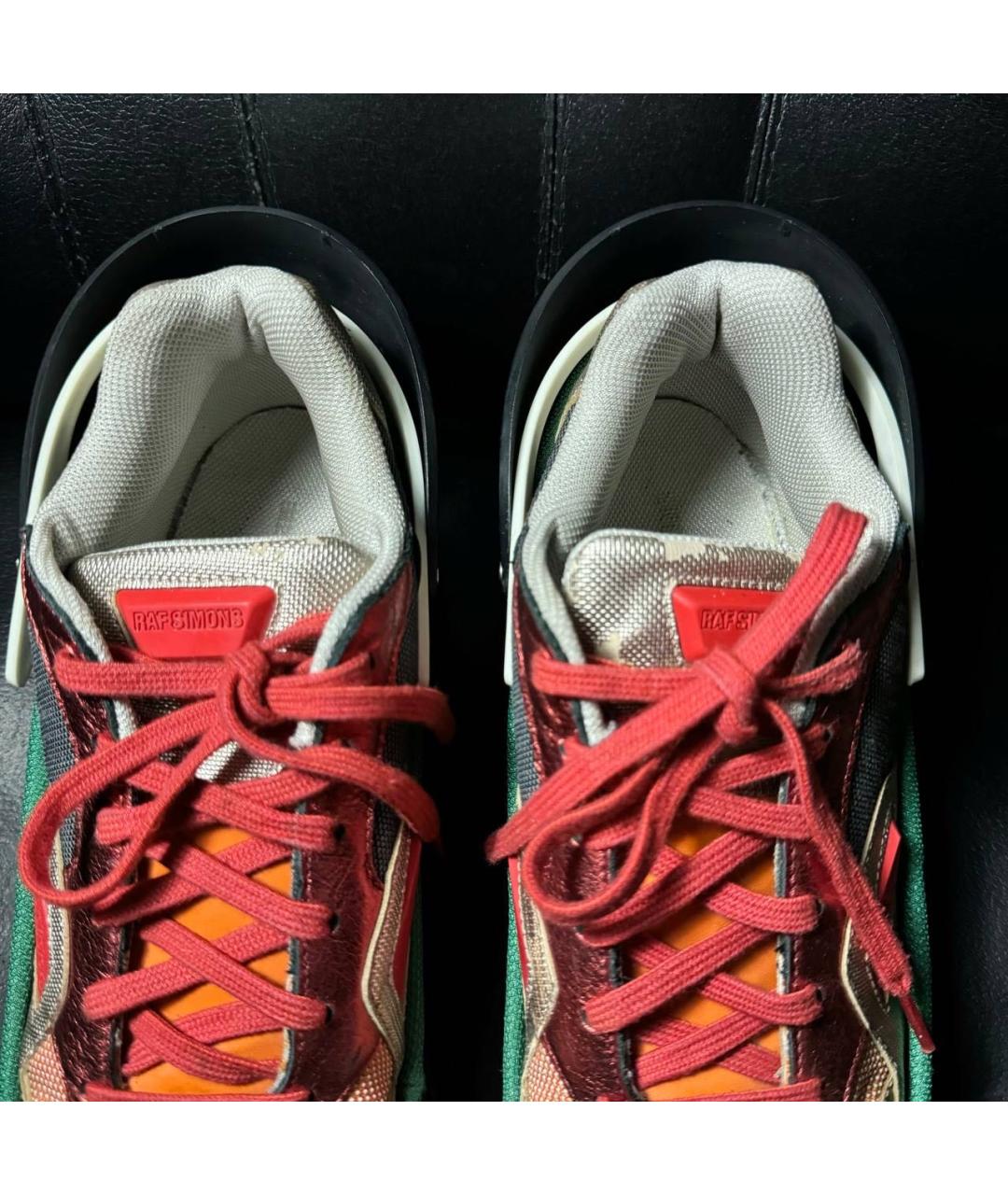 ADIDAS X RAF SIMONS Мульти текстильные низкие кроссовки / кеды, фото 8