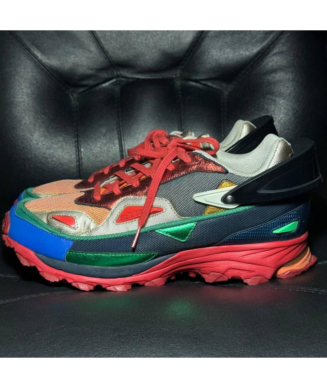 ADIDAS X RAF SIMONS Мульти текстильные низкие кроссовки / кеды, фото 4