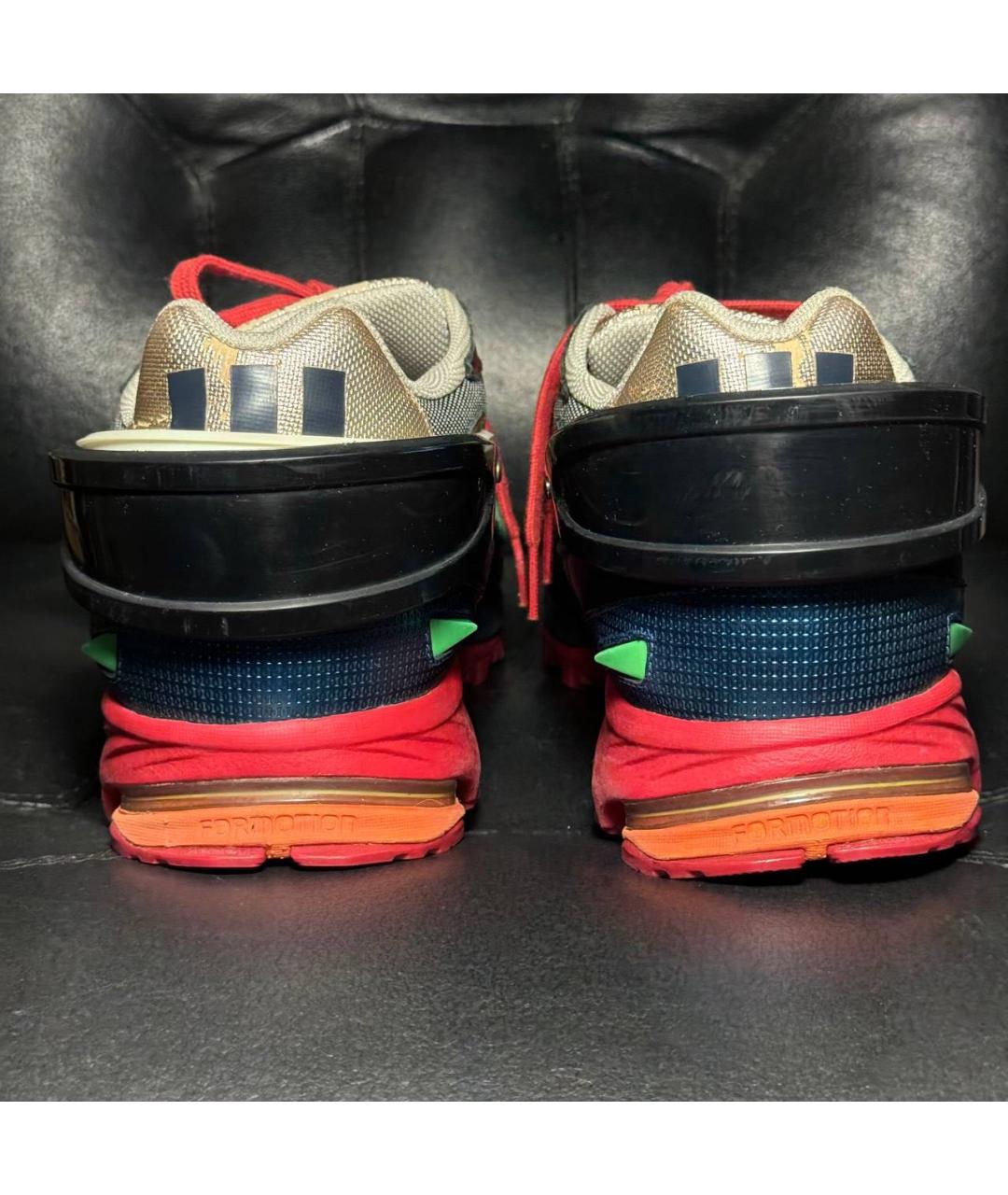 ADIDAS X RAF SIMONS Мульти текстильные низкие кроссовки / кеды, фото 2