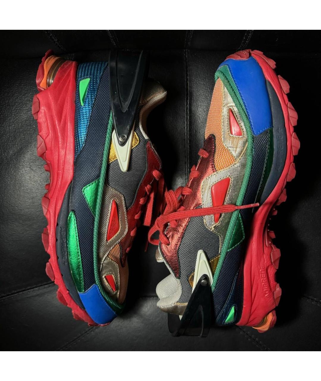 ADIDAS X RAF SIMONS Мульти текстильные низкие кроссовки / кеды, фото 6