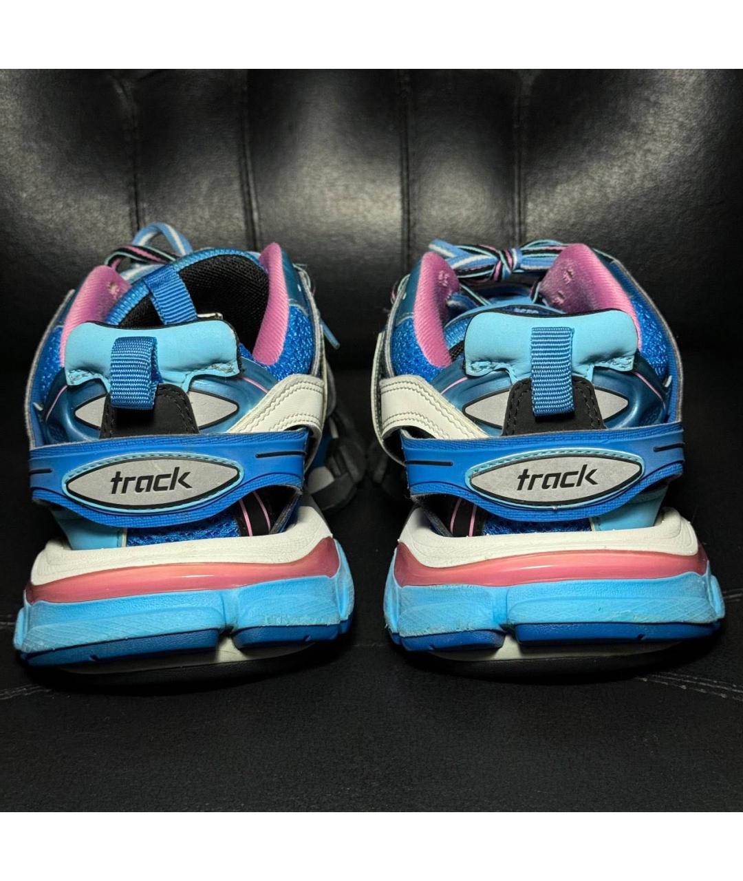 BALENCIAGA Бирюзовые текстильные кроссовки, фото 2