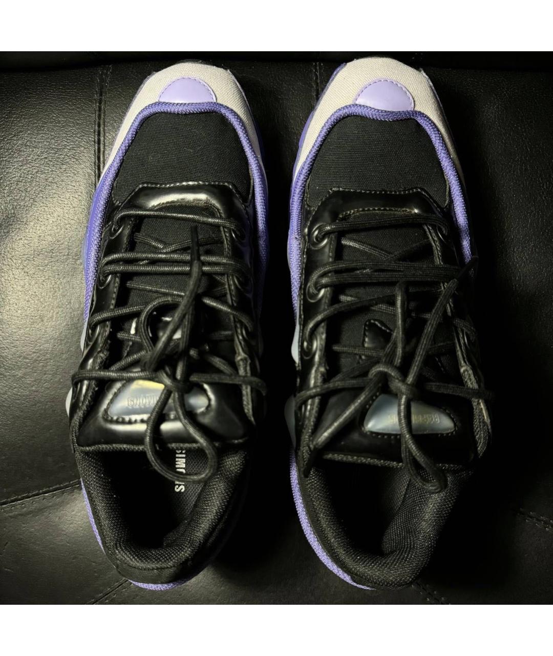 ADIDAS X RAF SIMONS Фиолетовые текстильные низкие кроссовки / кеды, фото 8