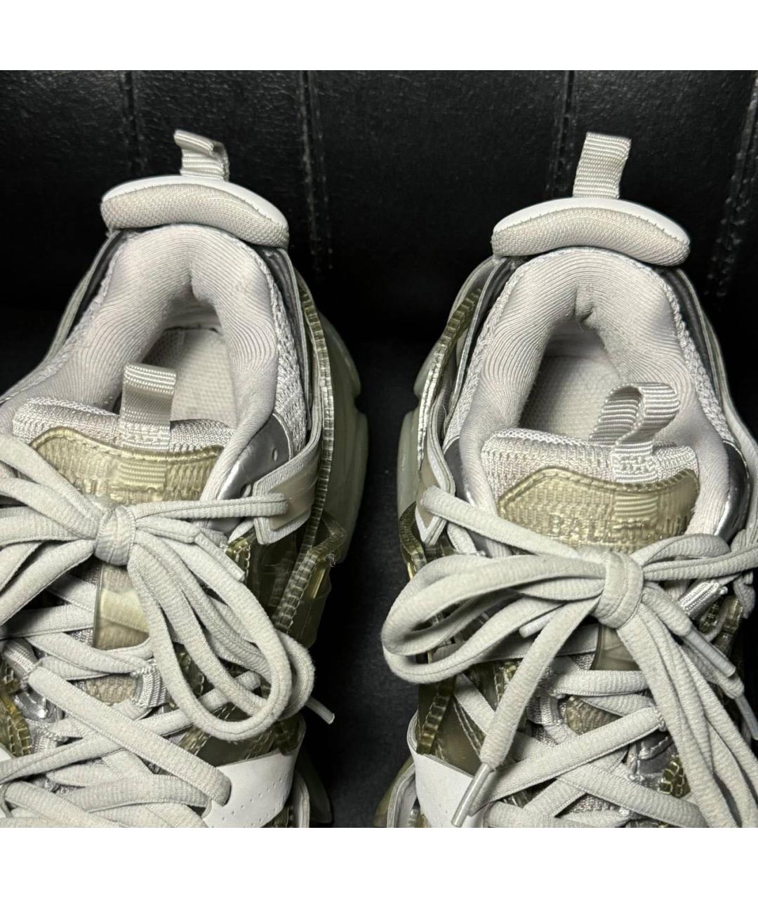 BALENCIAGA Бежевые текстильные кроссовки, фото 8