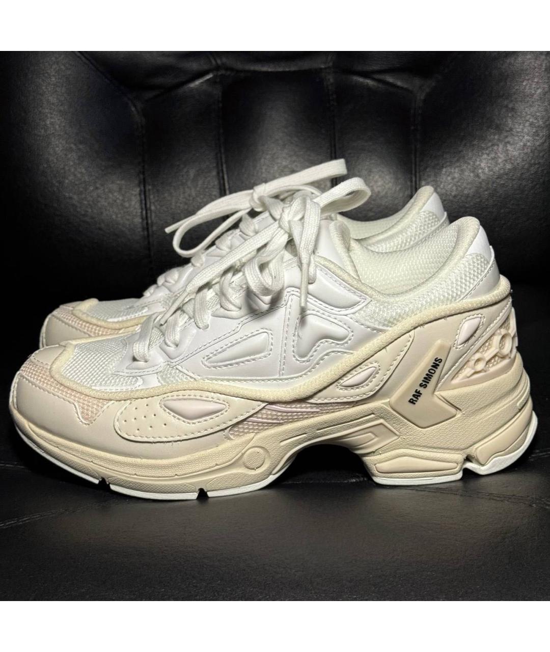 RAF SIMONS Бежевые текстильные кроссовки, фото 3