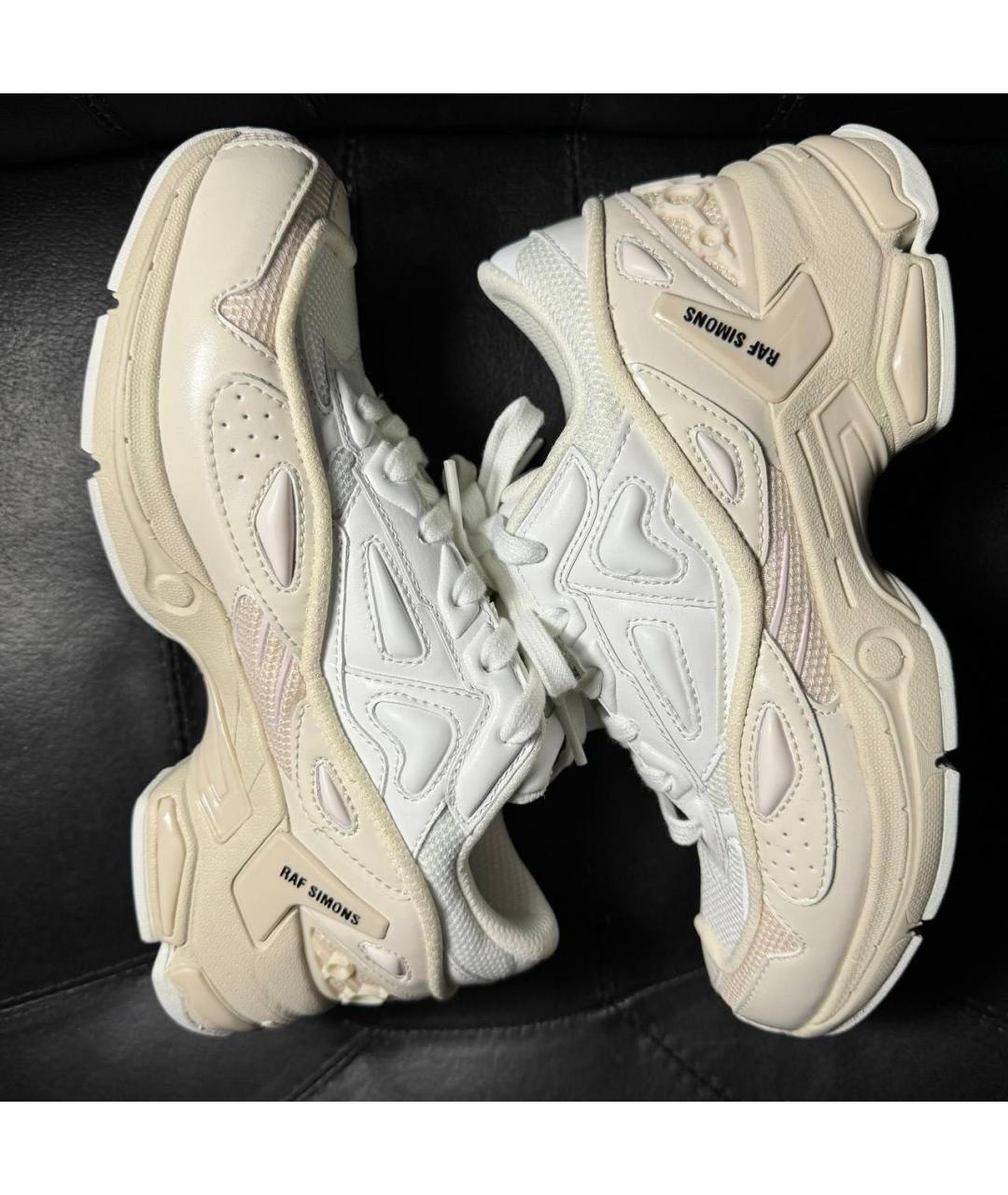 RAF SIMONS Бежевые текстильные кроссовки, фото 5