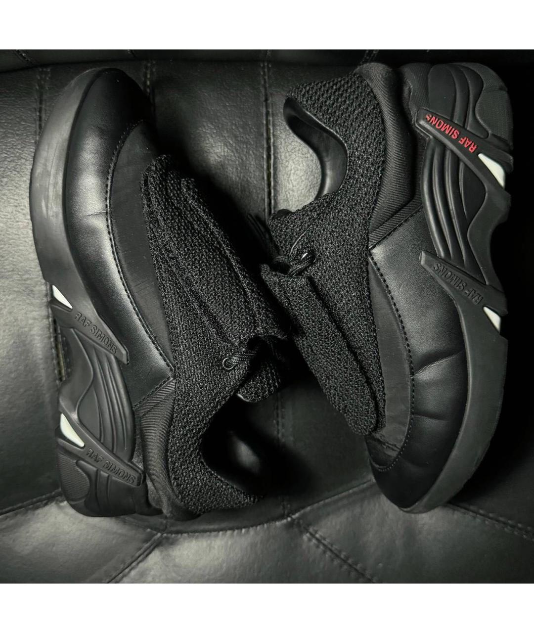 RAF SIMONS Черные текстильные кроссовки, фото 5