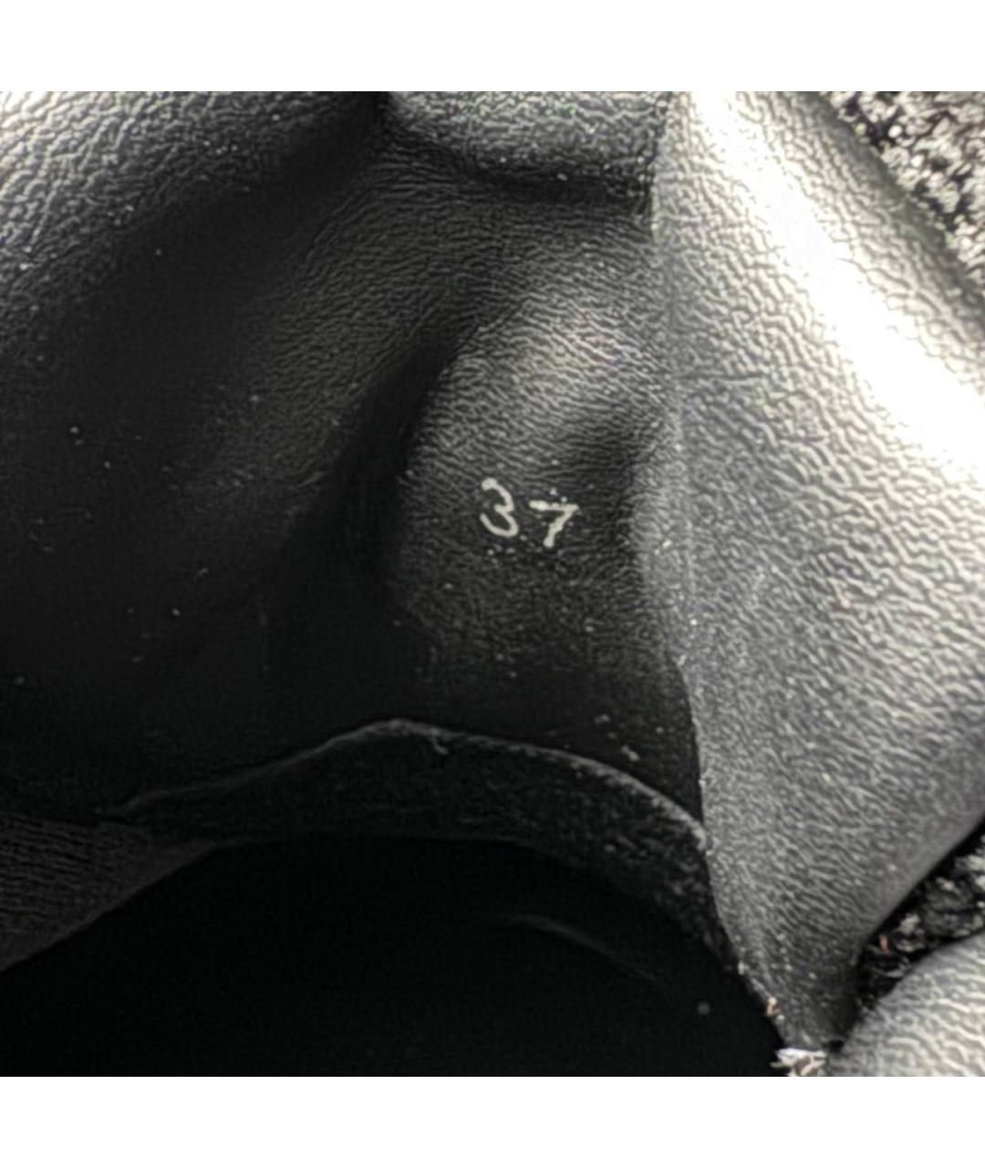 RAF SIMONS Черные текстильные кроссовки, фото 8