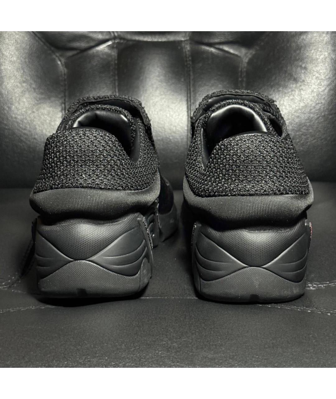 RAF SIMONS Черные текстильные кроссовки, фото 2