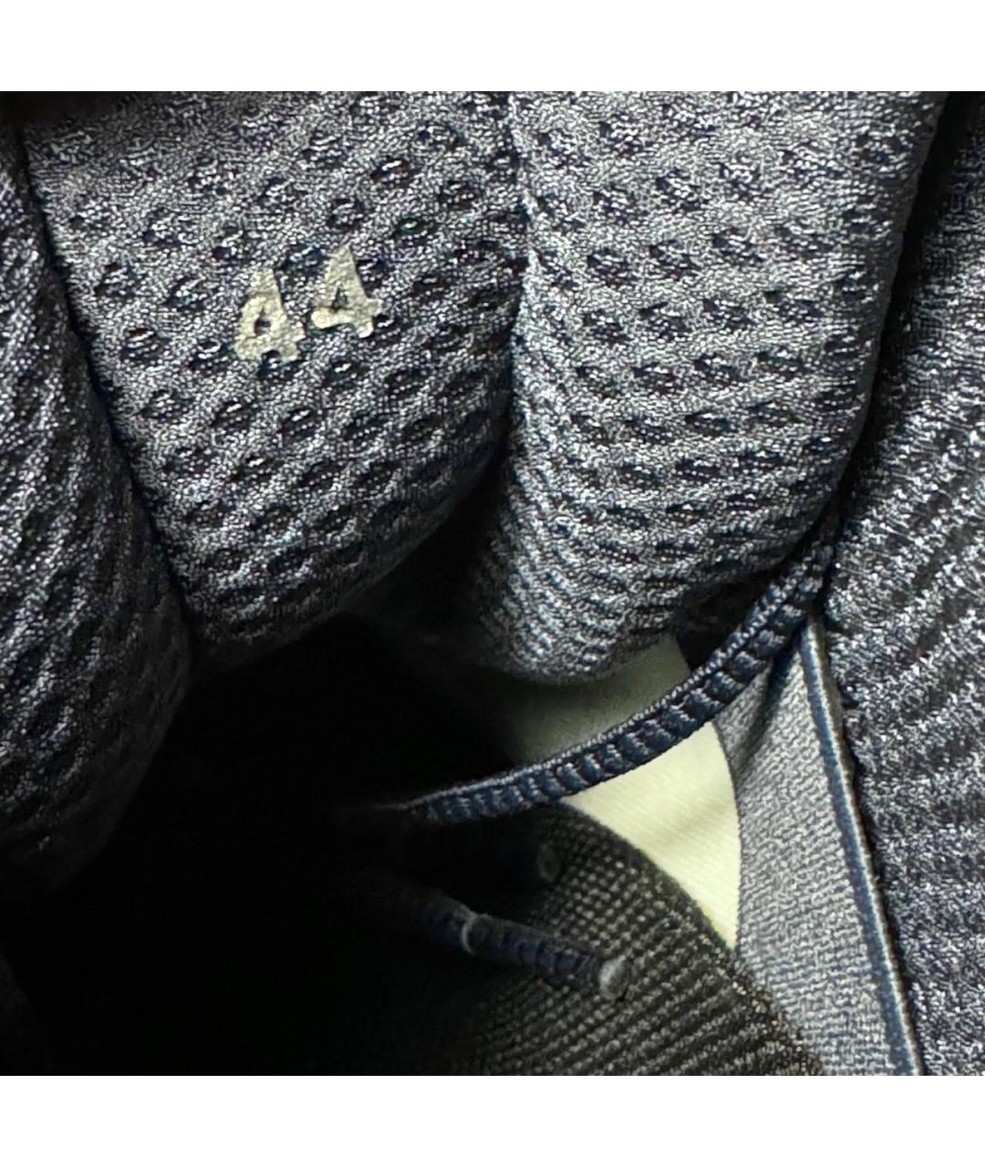 ADIDAS X RAF SIMONS Синие текстильные низкие кроссовки / кеды, фото 6