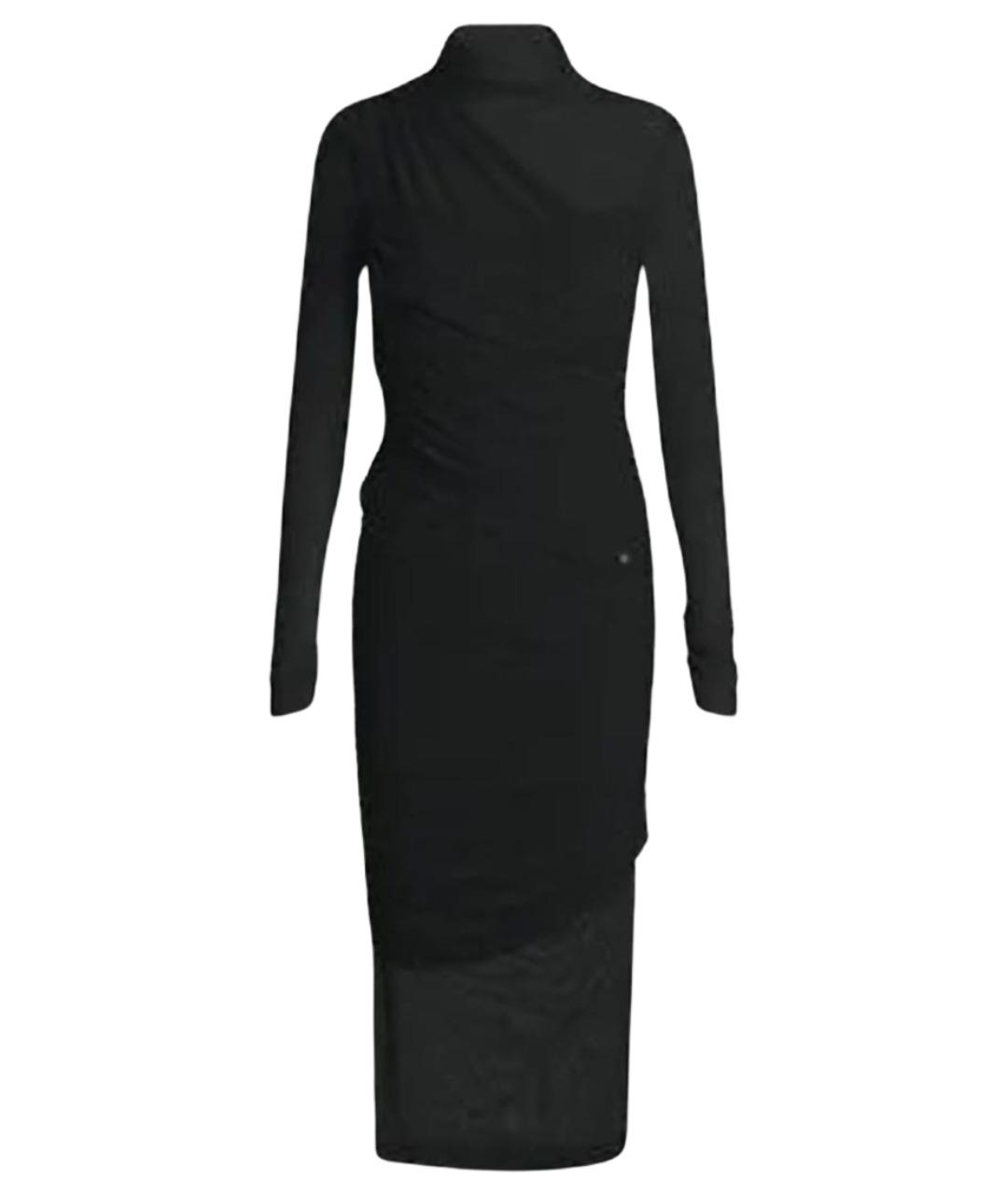 HUGO BOSS Черное полиэстеровое повседневное платье, фото 1