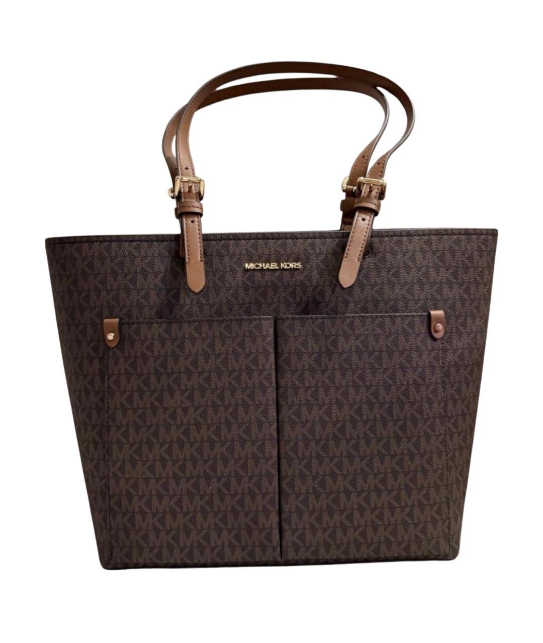 MICHAEL KORS Коричневая сумка тоут, фото 7