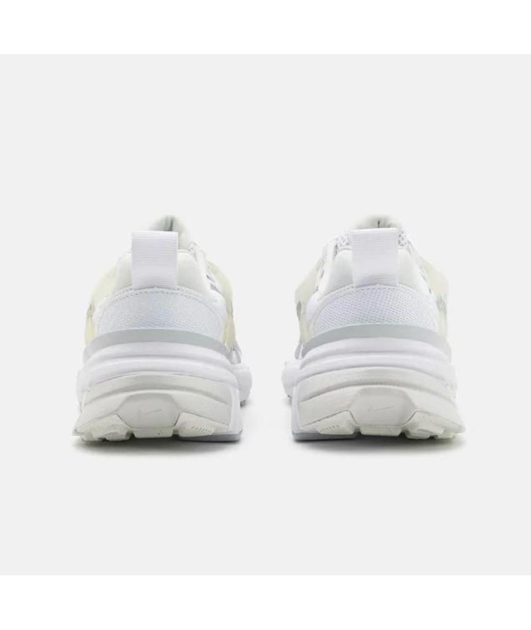 NIKE Серебряные кожаные кроссовки, фото 4