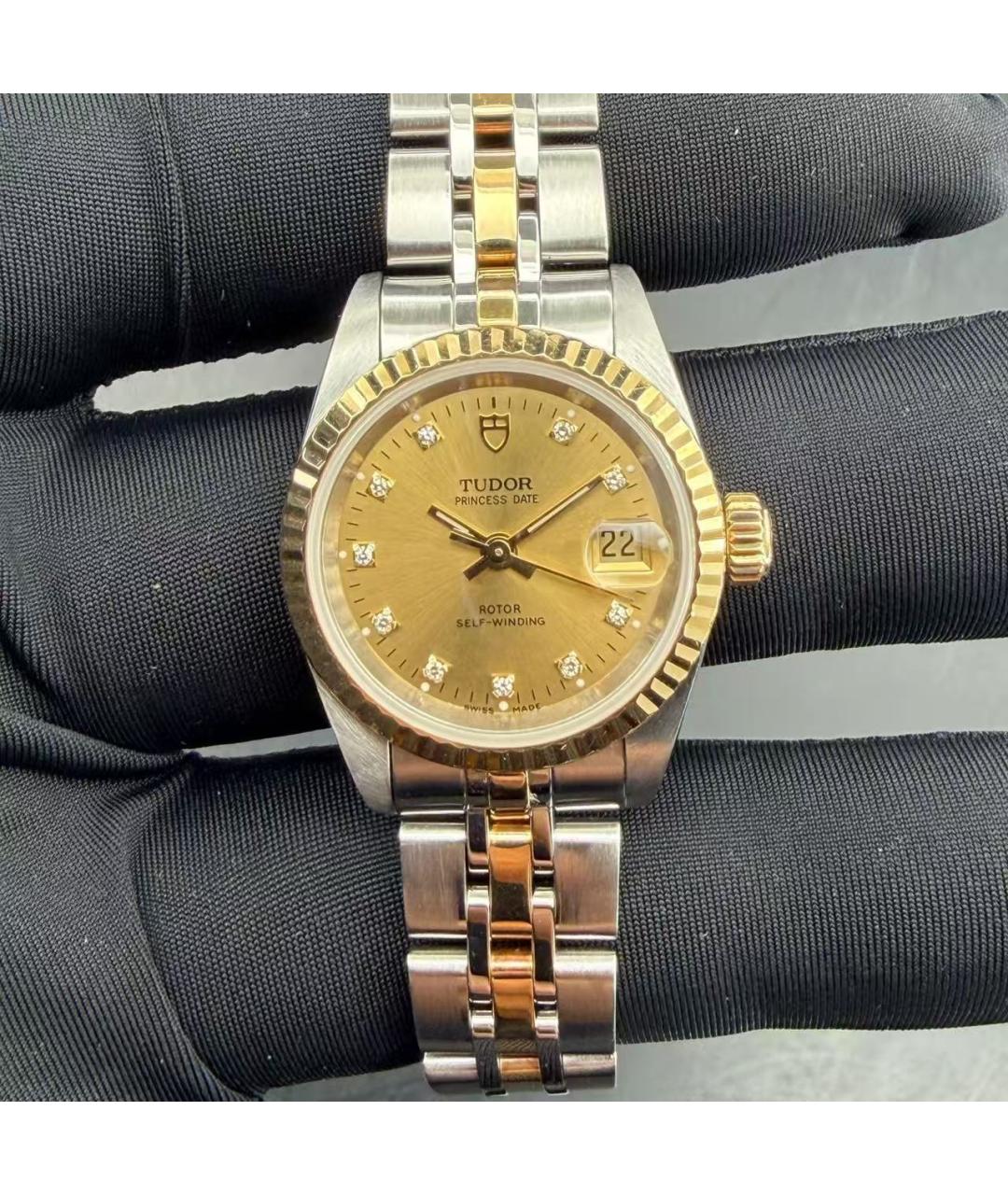 TUDOR Золотые часы, фото 2