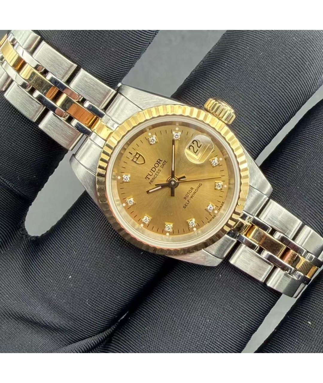 TUDOR Золотые часы, фото 3