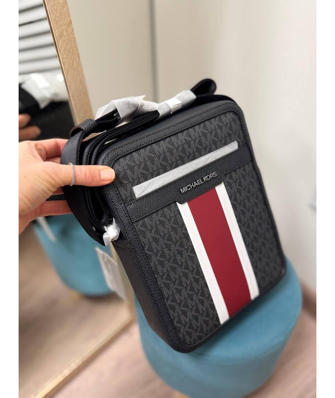 MICHAEL KORS Черная сумка на плечо, фото 2