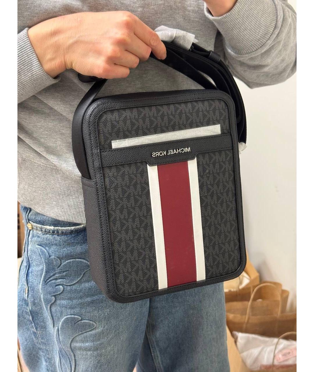 MICHAEL KORS Черная сумка на плечо, фото 3