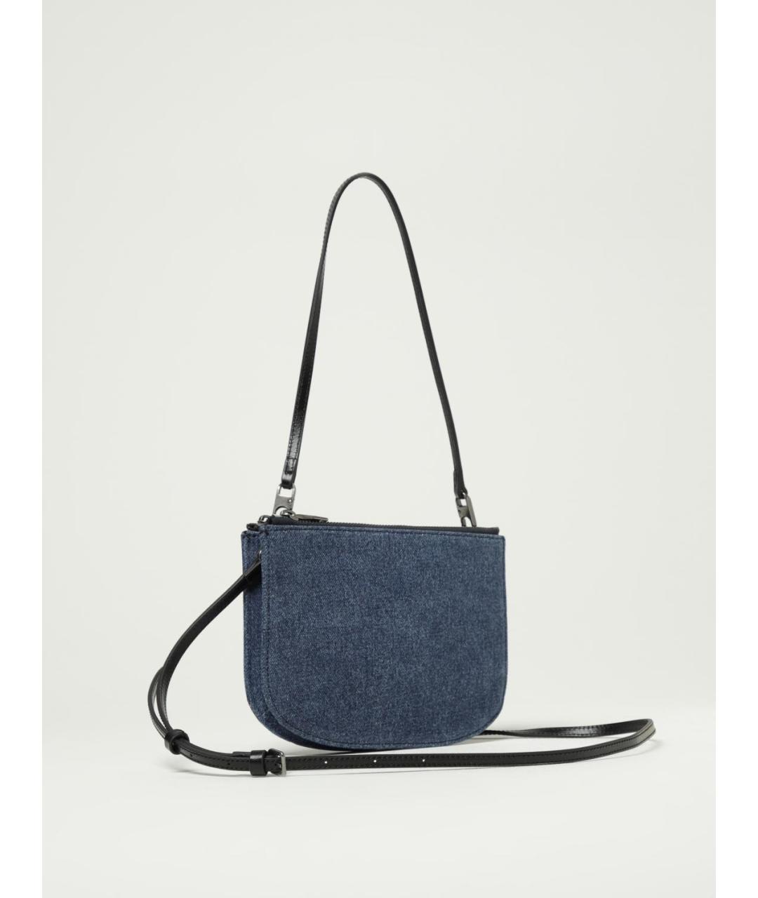 DIESEL Синяя тканевая сумка через плечо, фото 2
