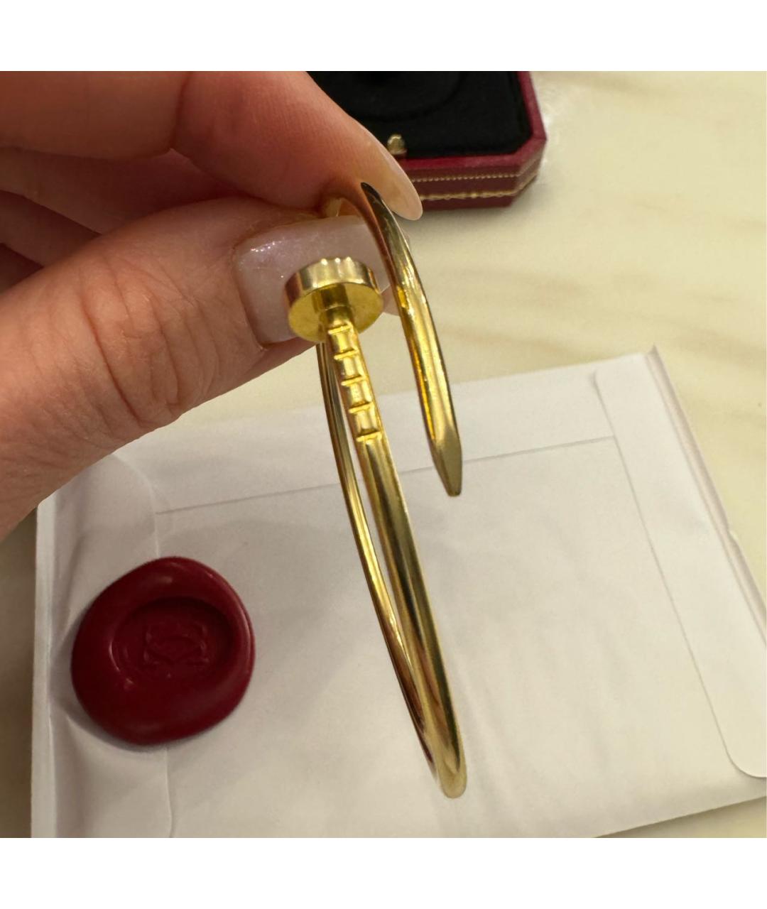 CARTIER Золотой браслет из желтого золота, фото 7