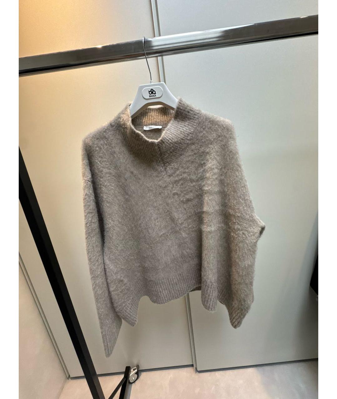 THE ROW Бежевый кашемировый джемпер / свитер, фото 5