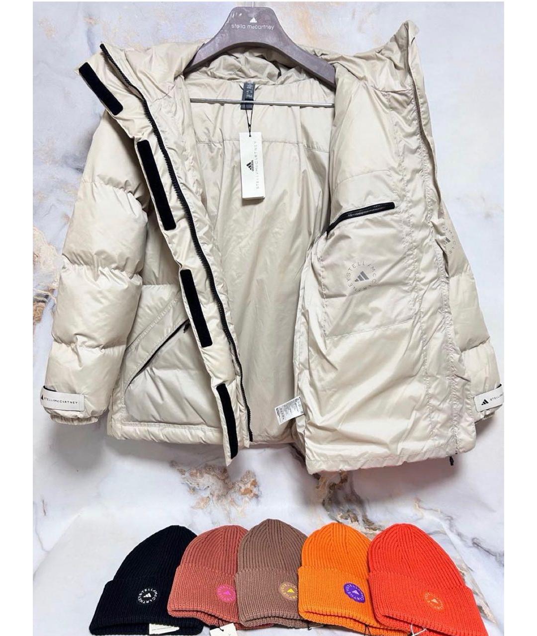 ADIDAS BY STELLA MCCARTNEY Бежевый пуховик, фото 4