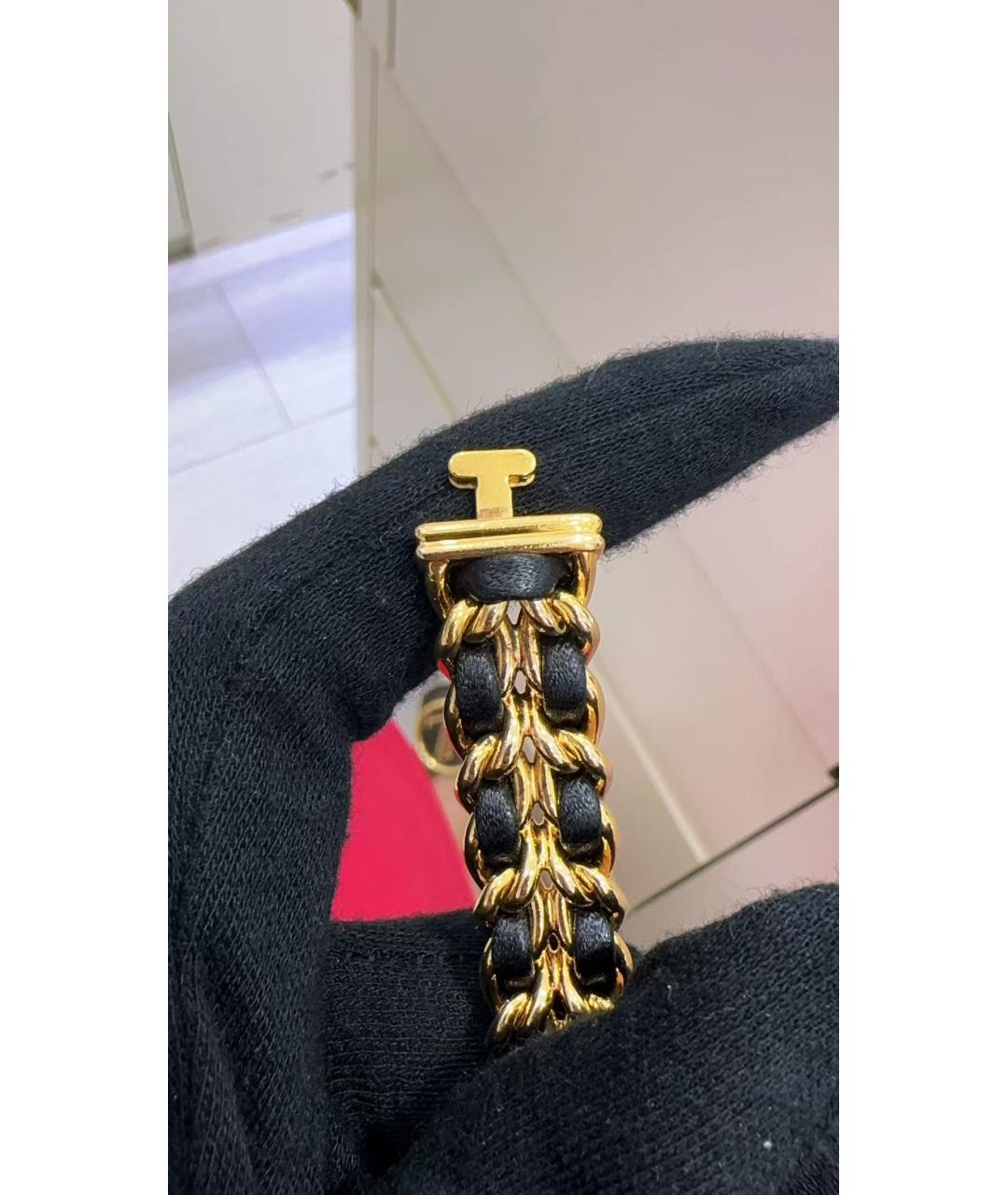 CHANEL Золотые часы, фото 4