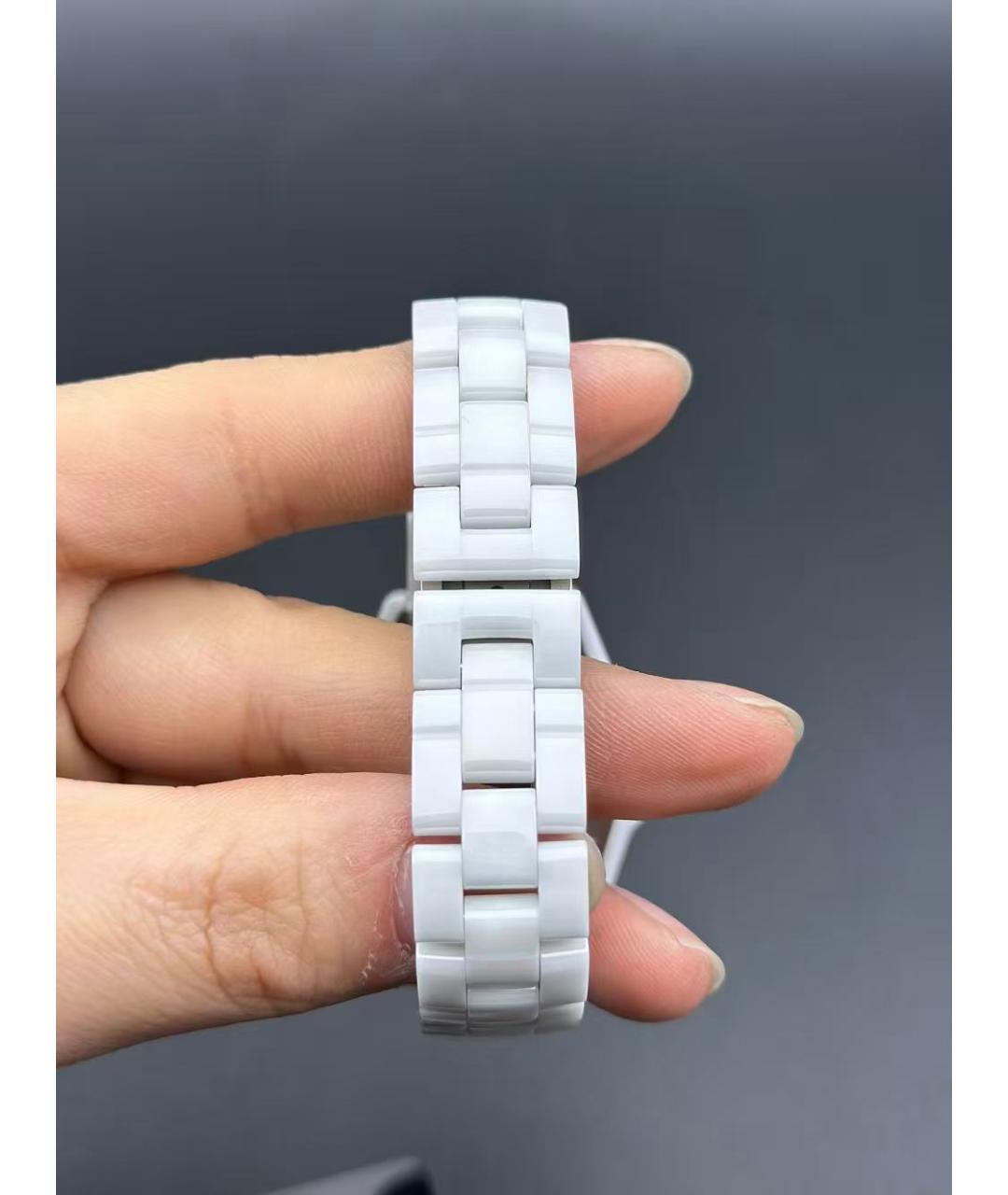 CHANEL Белые керамические часы, фото 5