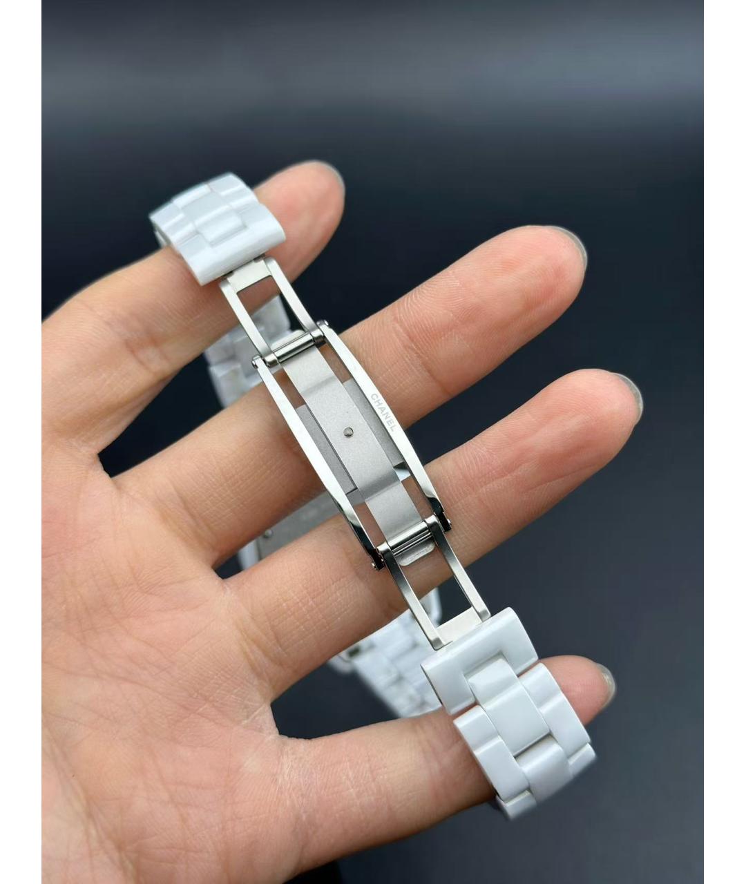 CHANEL Белые керамические часы, фото 6