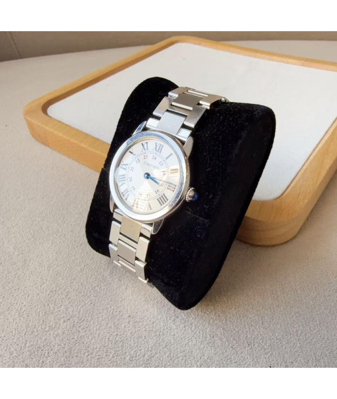 CARTIER Серебряные часы, фото 3