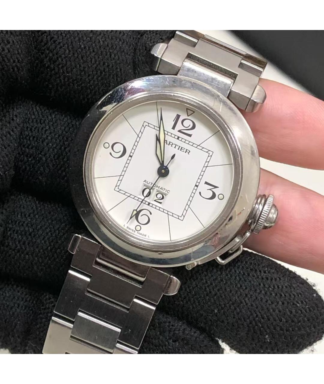 CARTIER Серебряные часы, фото 4