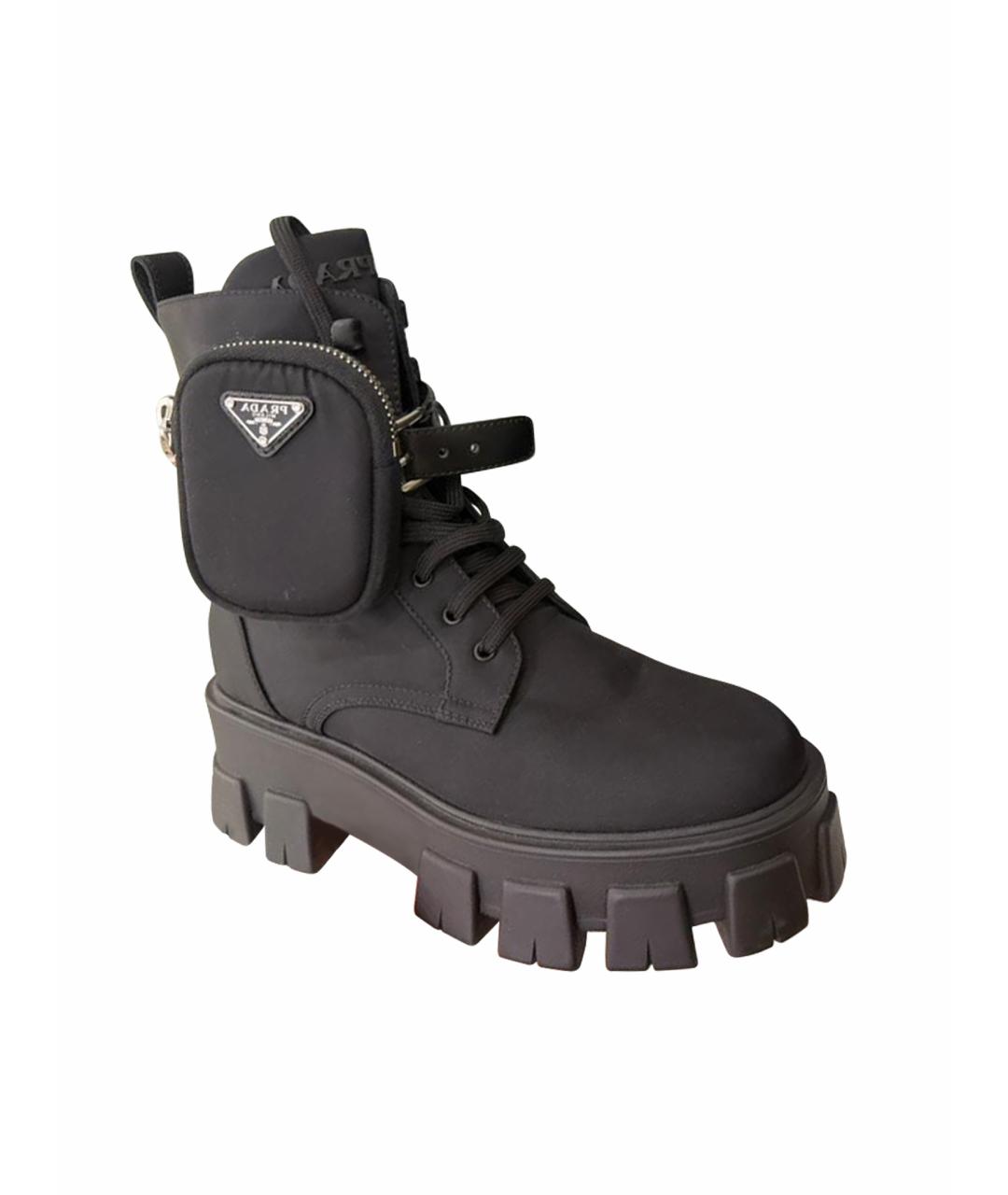 PRADA Черные ботинки, фото 1