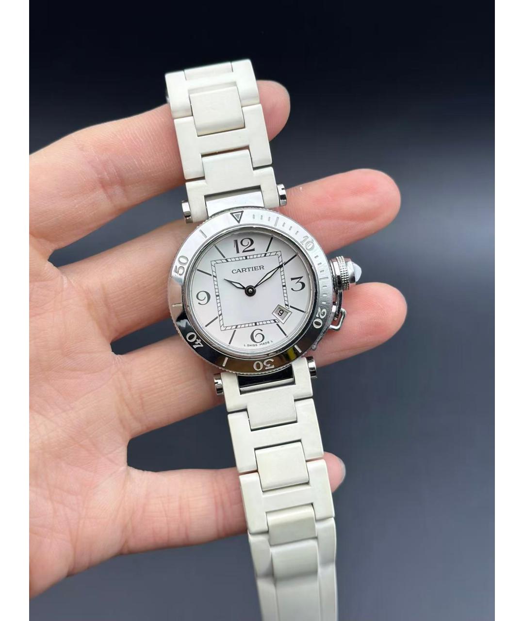 CARTIER Серебряные часы, фото 6