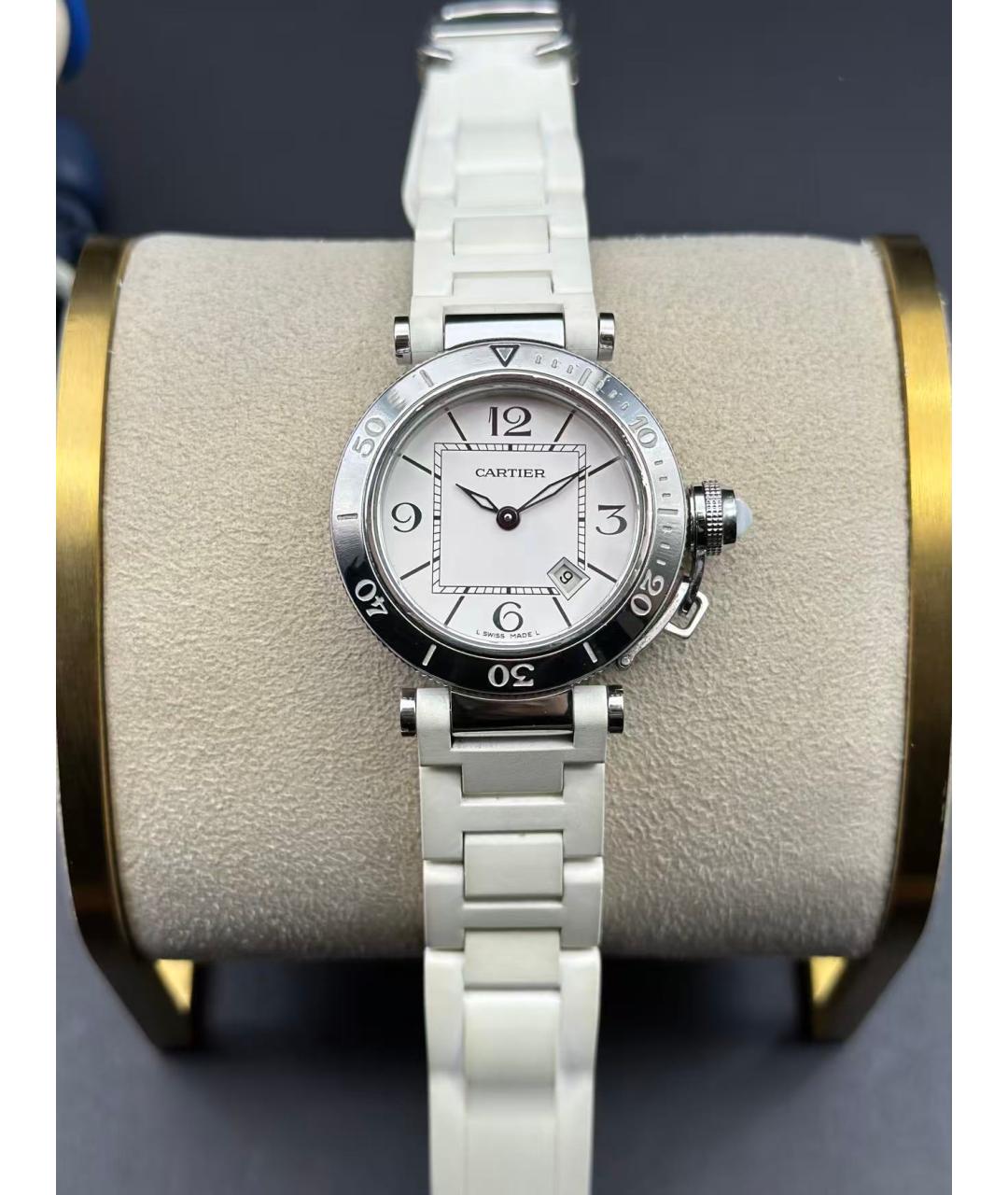 CARTIER Серебряные часы, фото 2