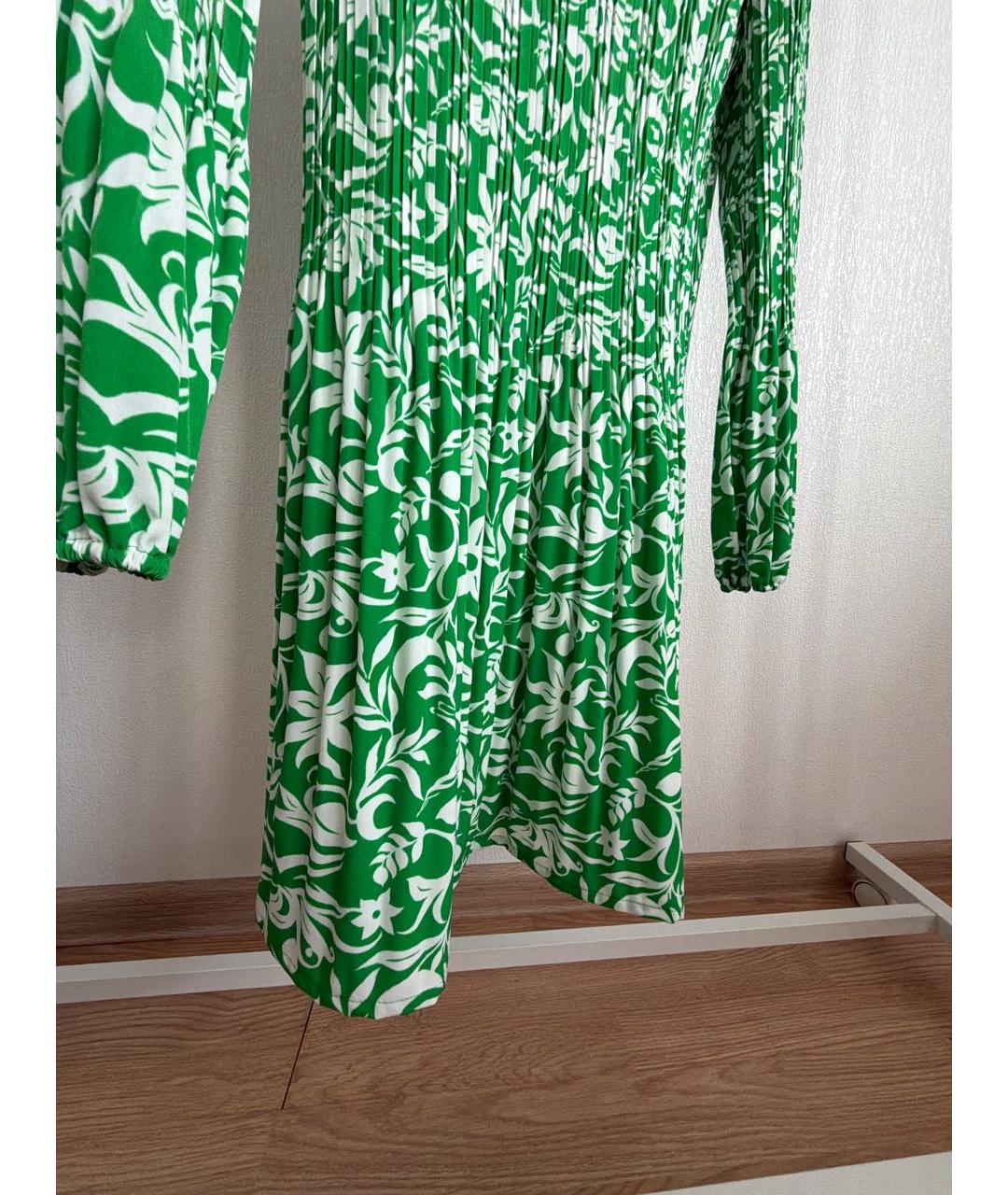 MAJE Зеленые полиэстеровое повседневное платье, фото 5