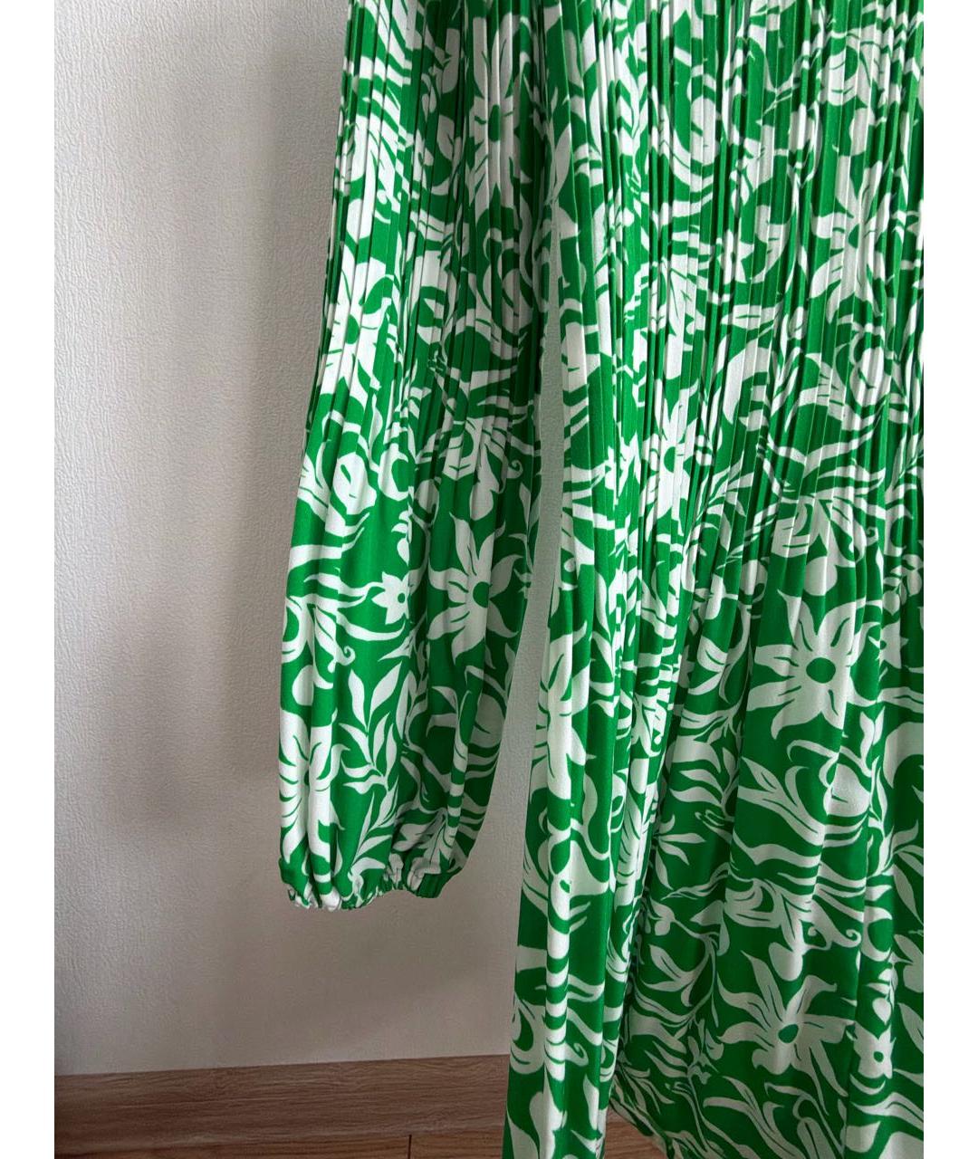 MAJE Зеленые полиэстеровое повседневное платье, фото 4