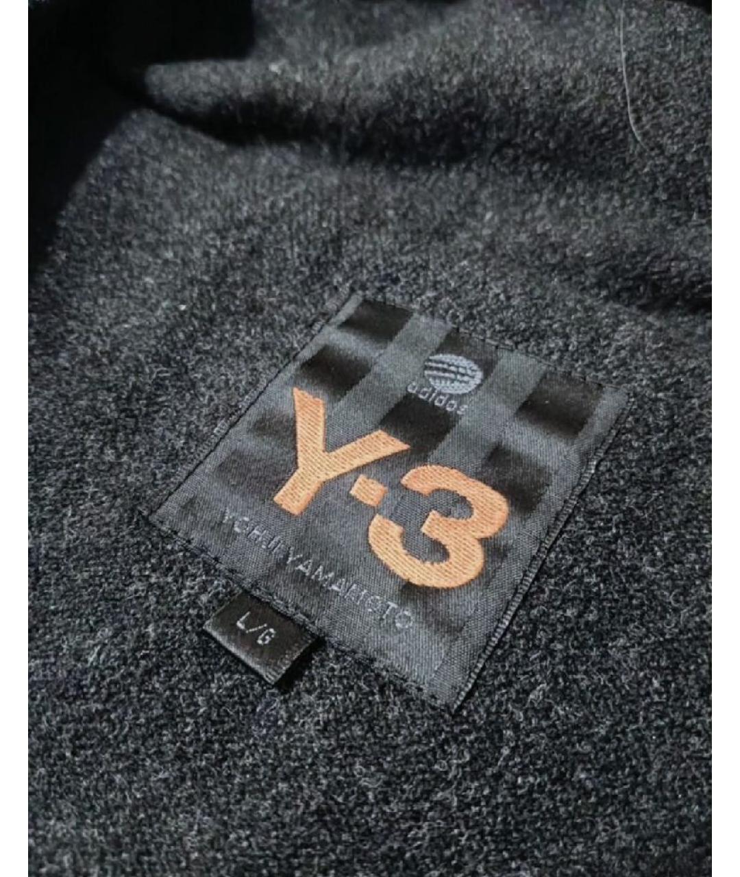 Y-3 Черная кожаная куртка, фото 7