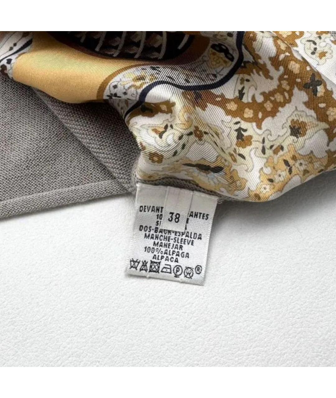 HERMES Мульти шерстяной джемпер / свитер, фото 8