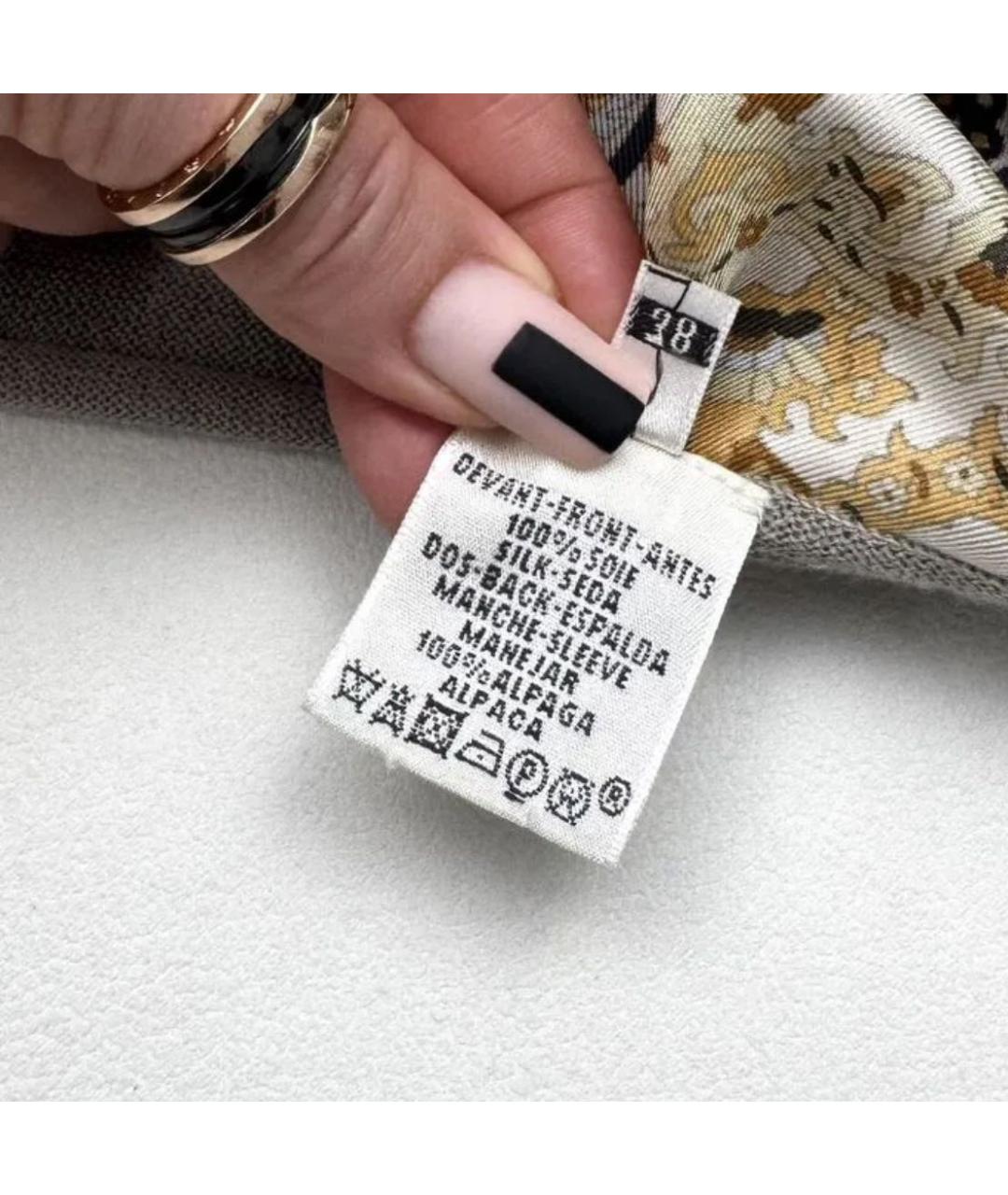 HERMES Мульти шерстяной джемпер / свитер, фото 7