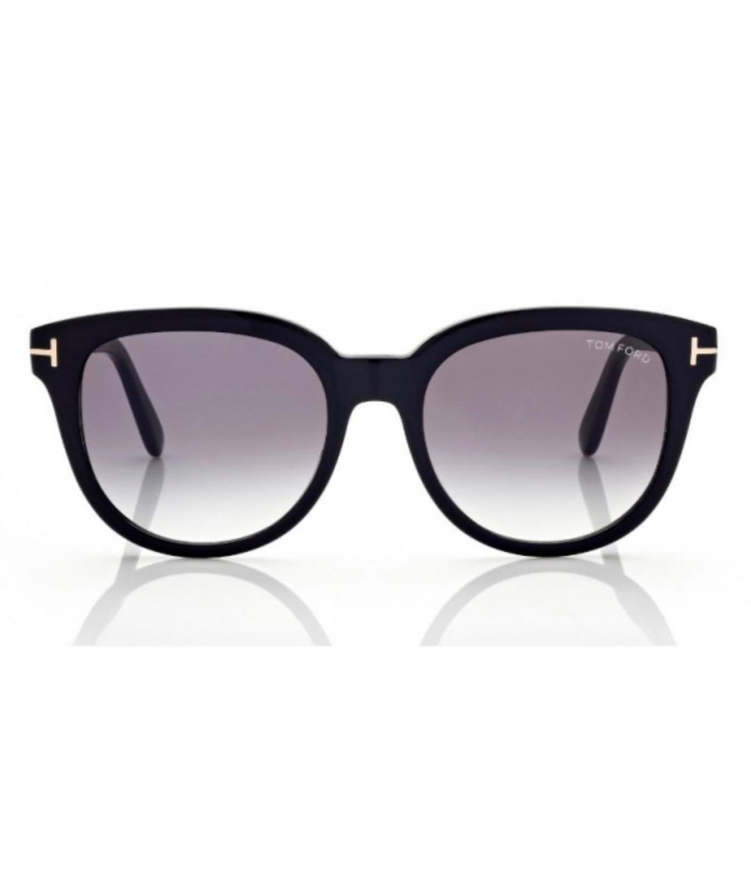 TOM FORD Черные пластиковые солнцезащитные очки, фото 9