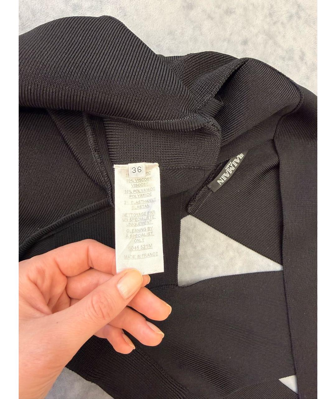 BALMAIN Черная вискозная блузы, фото 5