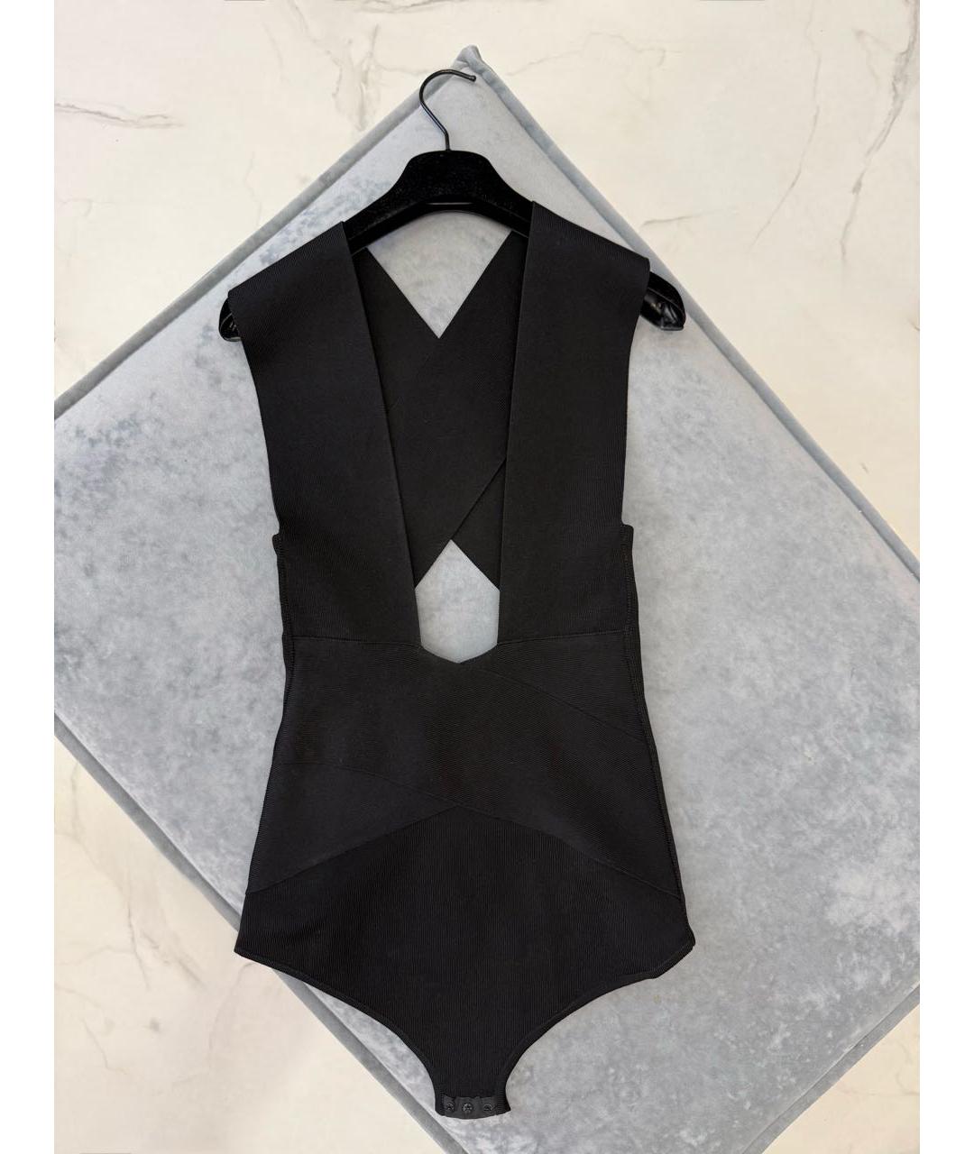 BALMAIN Черная вискозная блузы, фото 7