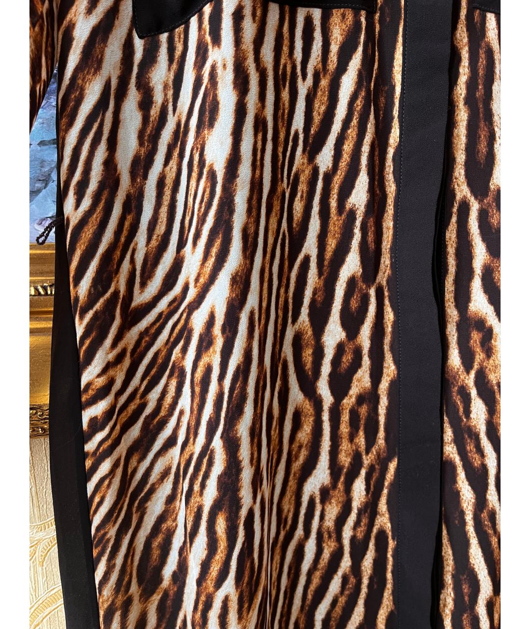 MICHAEL KORS Коричневое полиэстеровое повседневное платье, фото 3