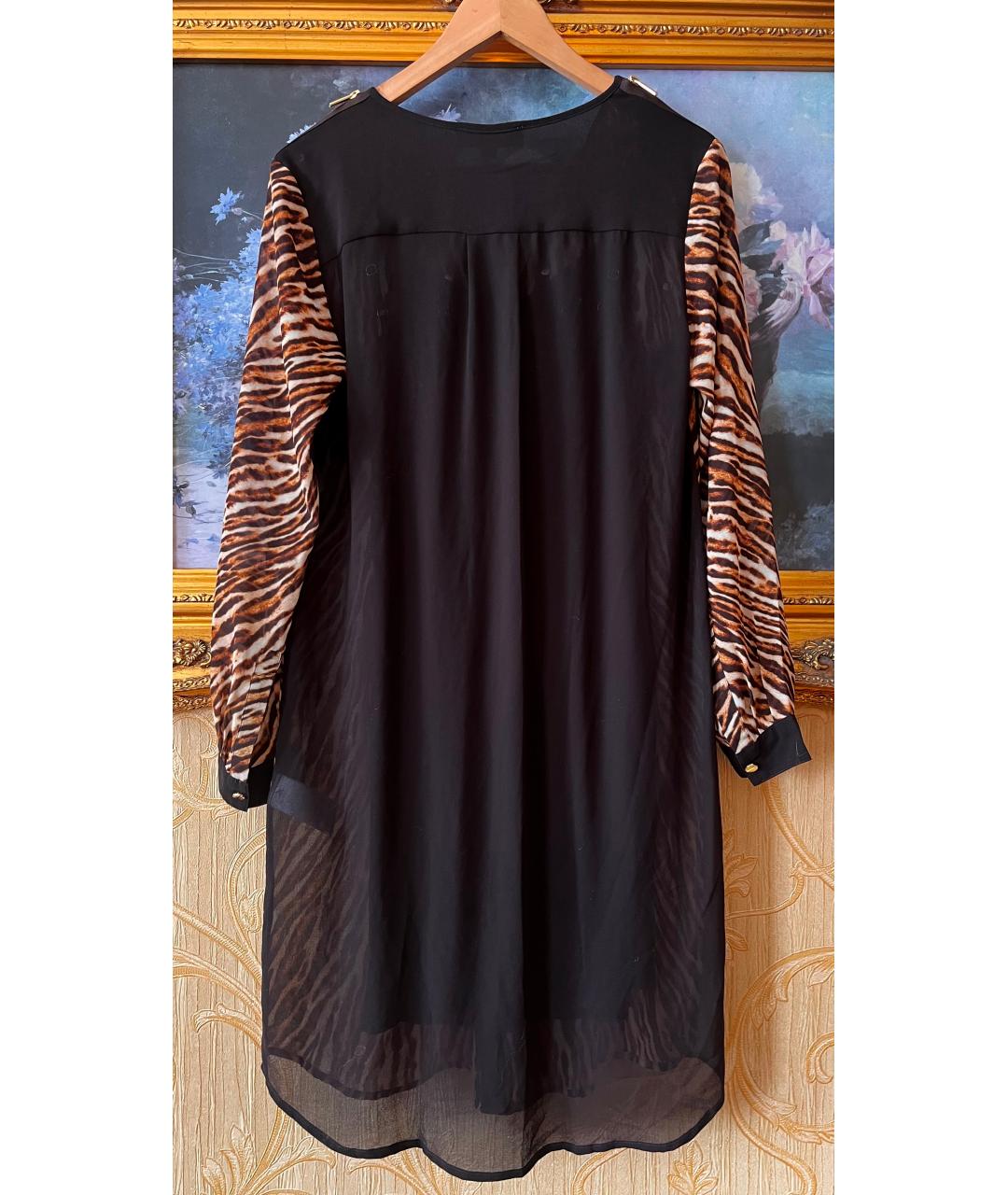 MICHAEL KORS Коричневое полиэстеровое повседневное платье, фото 7