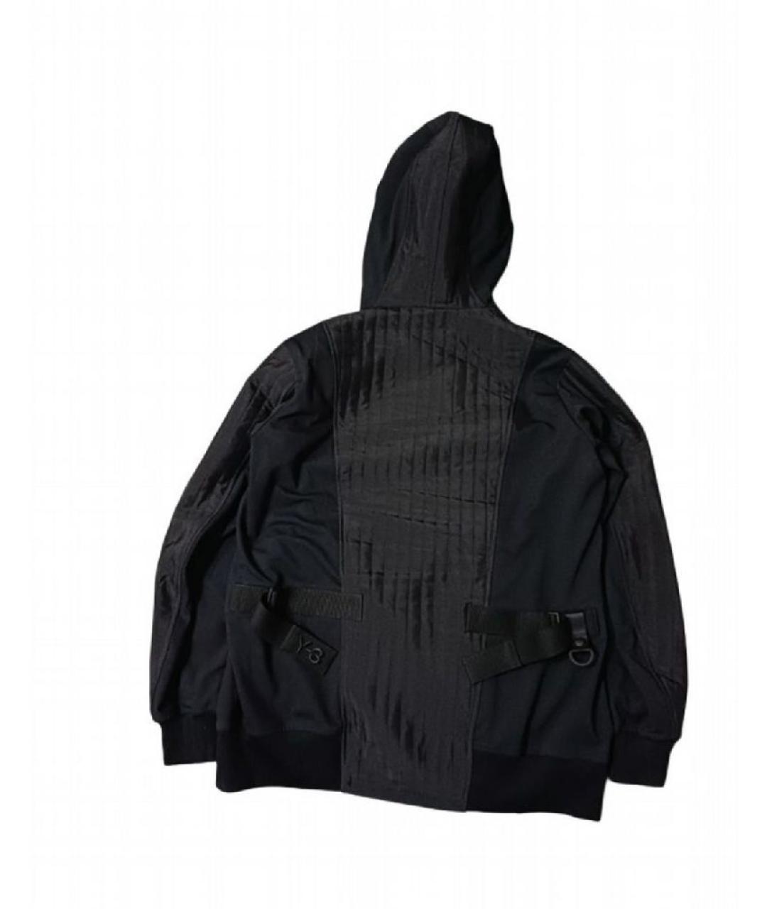 Y-3 Черная полиэстеровая куртка, фото 2