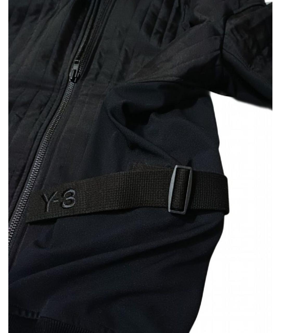 Y-3 Черная полиэстеровая куртка, фото 5