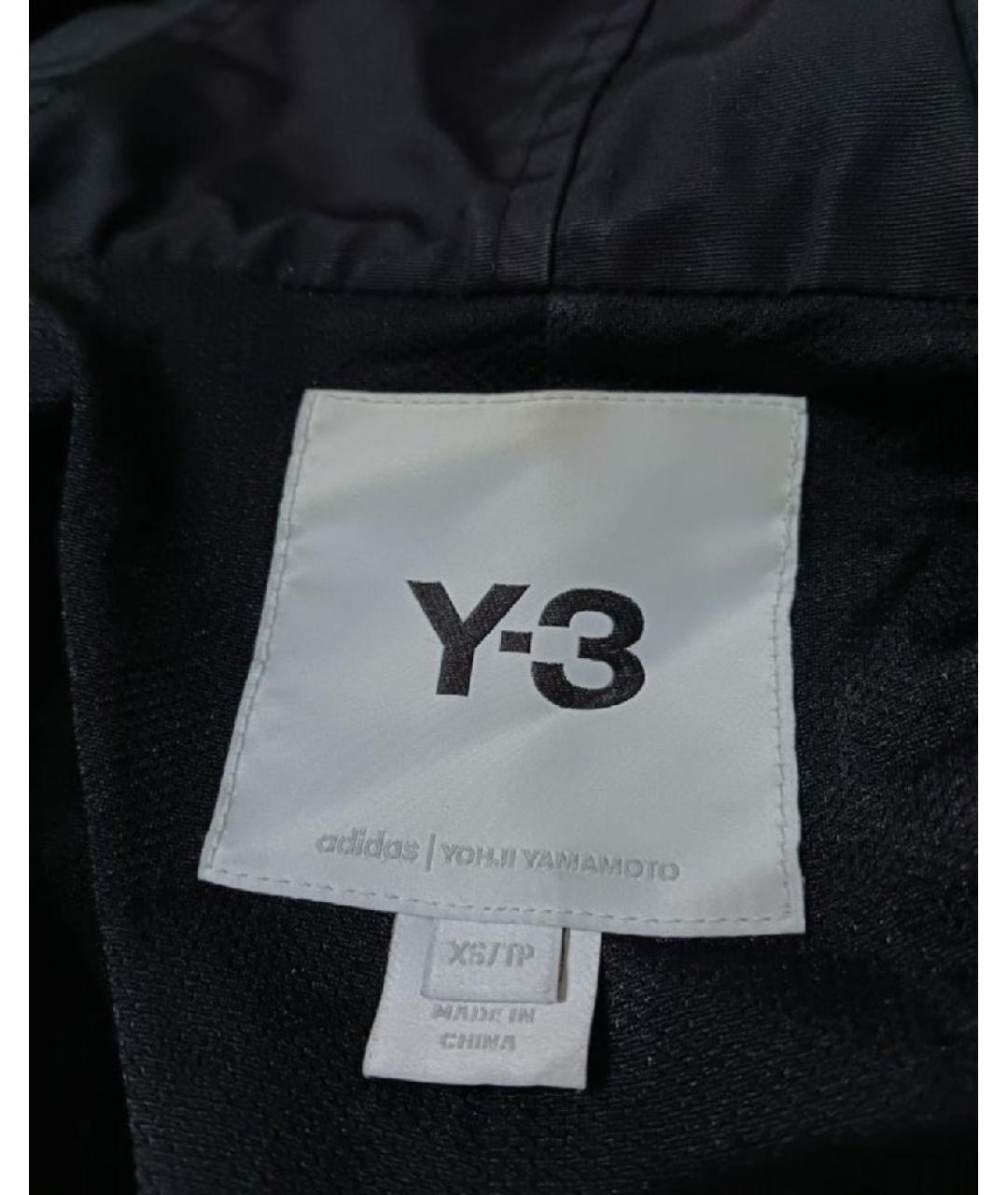 Y-3 Черная полиэстеровая куртка, фото 7