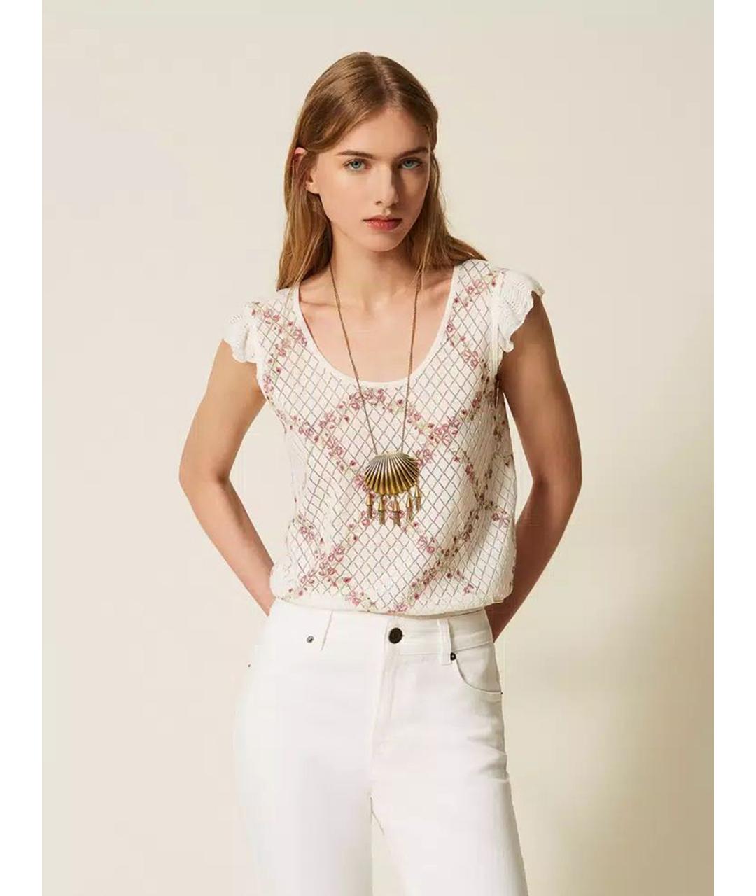 TWIN-SET Мульти хлопковая блузы, фото 3