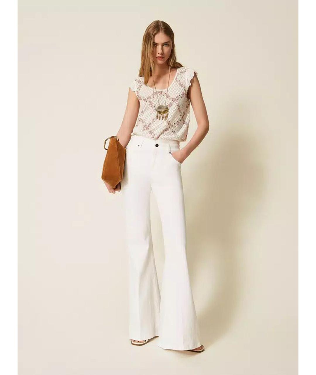 TWIN-SET Мульти хлопковая блузы, фото 2