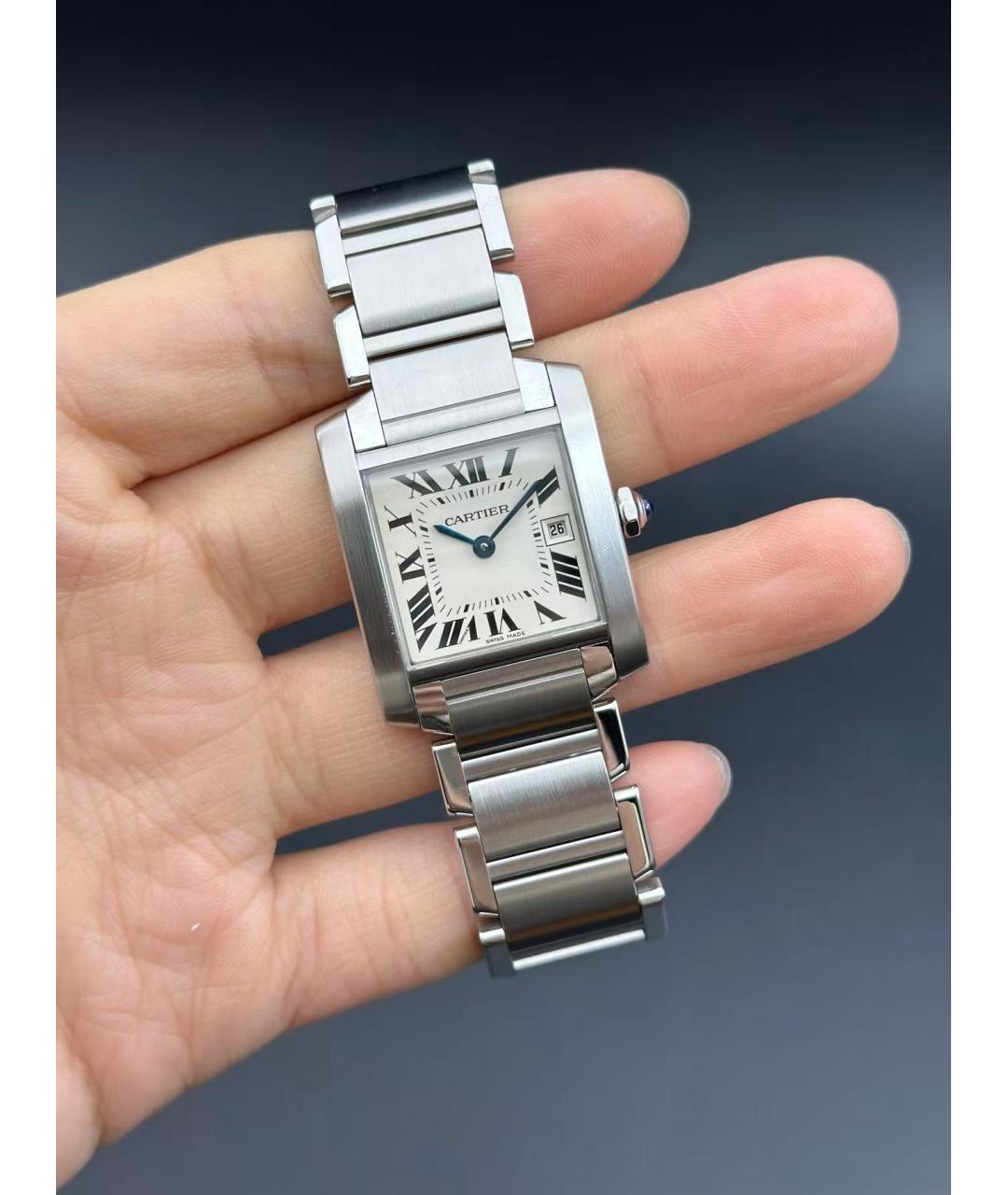 CARTIER Серебряные часы, фото 6